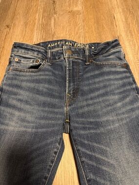 American Eagle Outfitters Air-flex Dark Wash Slim Jeans